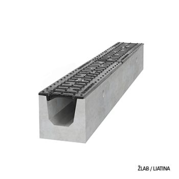 Kanalizačný žlab 100/13 (BIELBET)